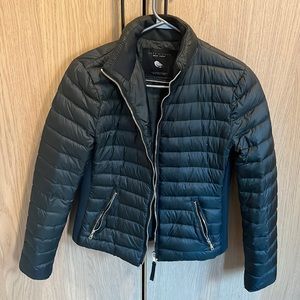 NWOT Zara down puffer jacket green - S